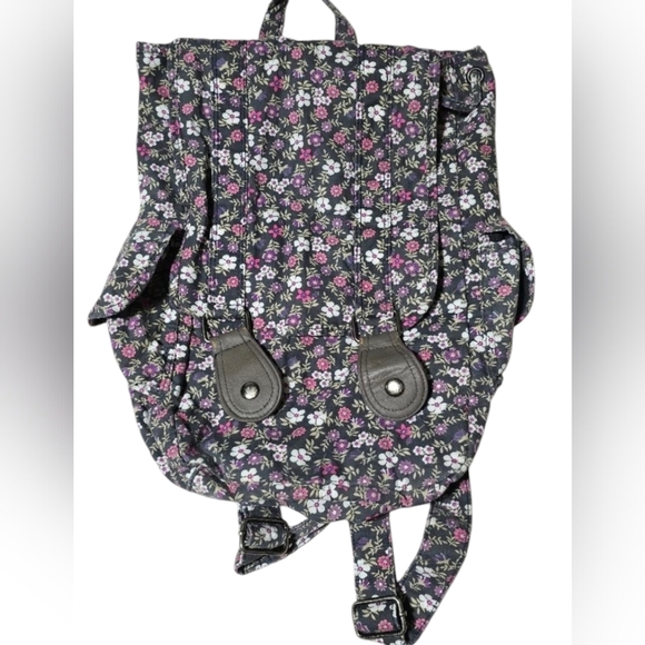 #381 Bluenotes Cotton Floral Backpack - Picture 1 of 8